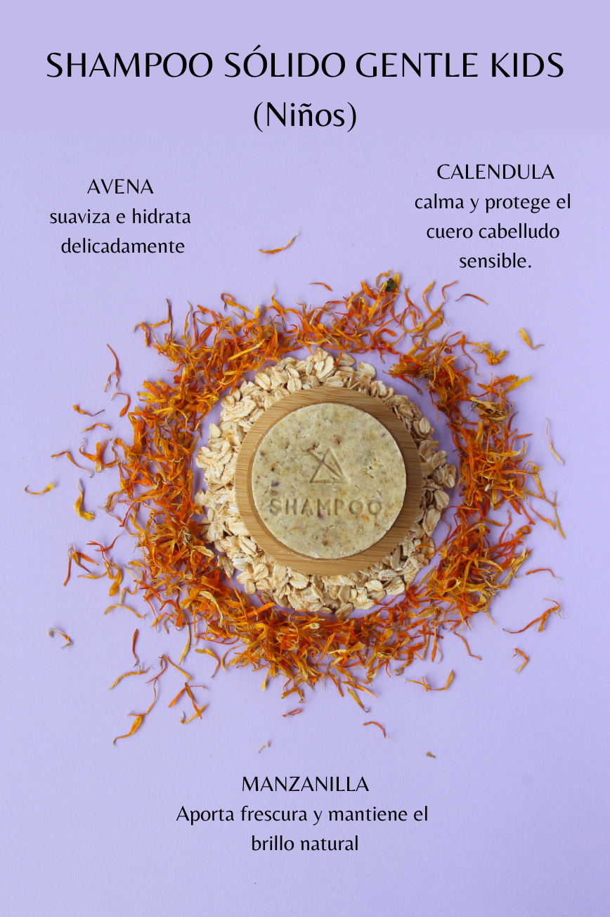 SHAMPOO SÓLIDO GENTLE KIDS (Niños)