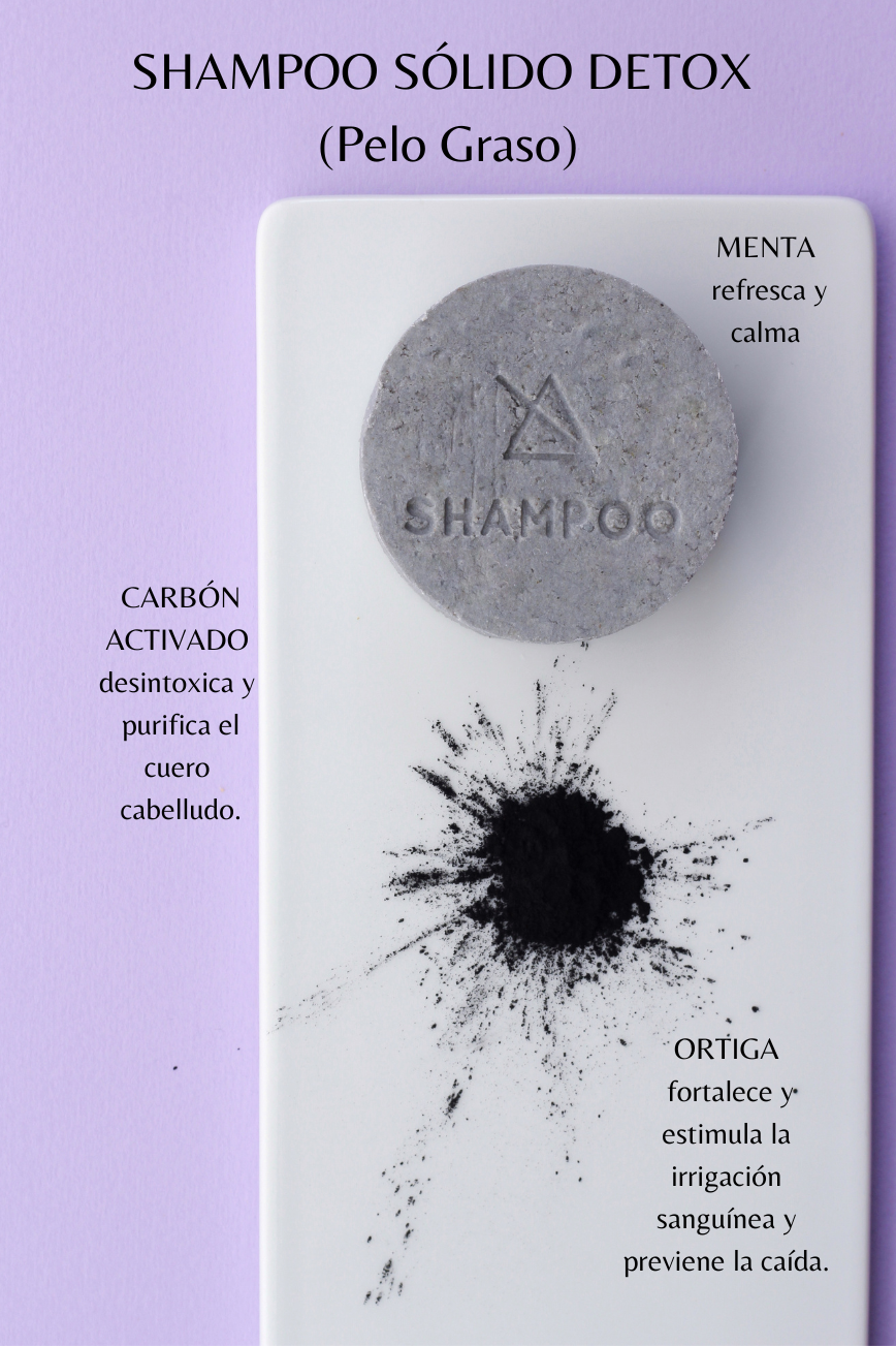 SHAMPOO SÓLIDO DETOX (Pelo Graso)