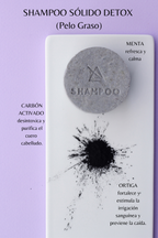 SHAMPOO SÓLIDO DETOX (Pelo Graso)