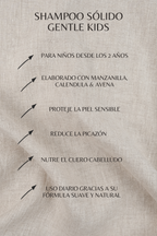 SHAMPOO SÓLIDO GENTLE KIDS (Niños)
