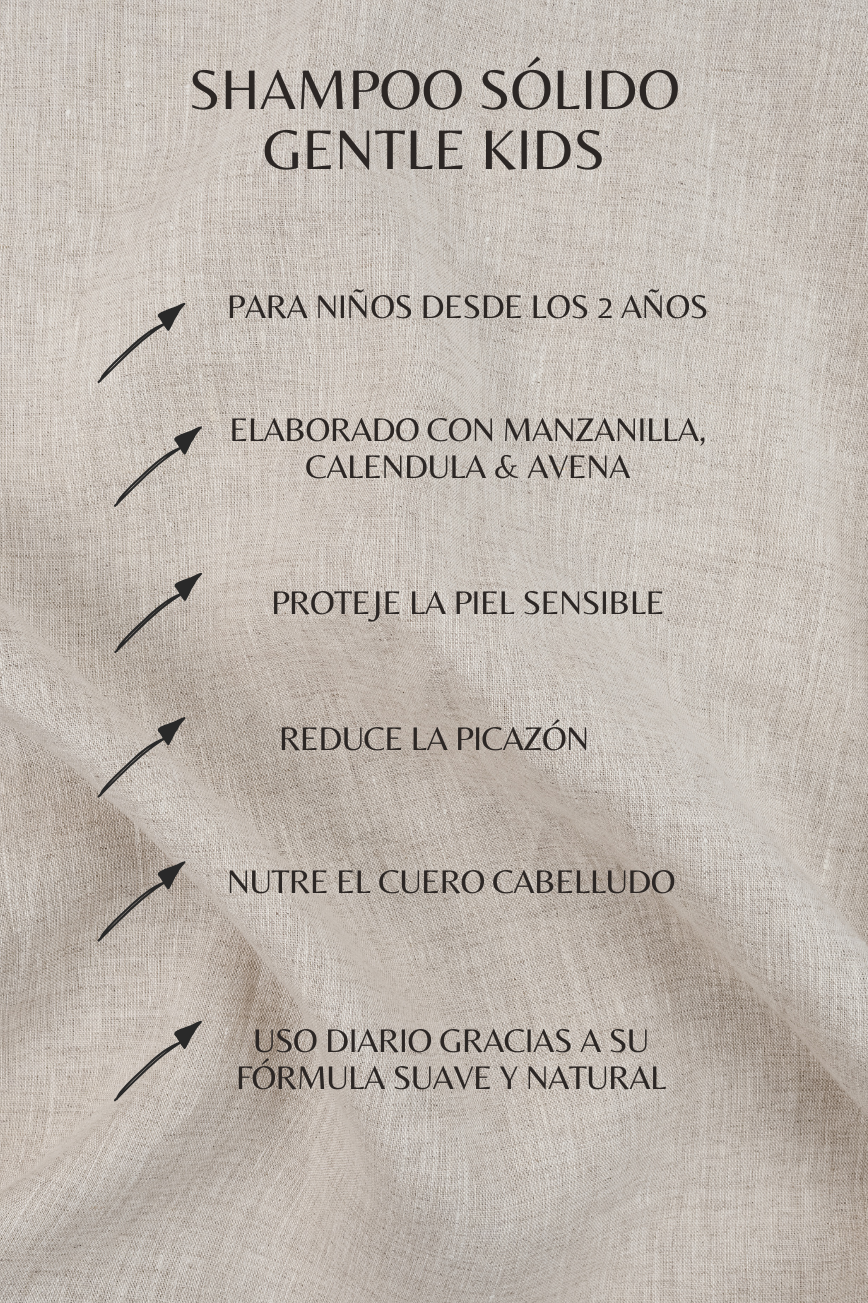 SHAMPOO SÓLIDO GENTLE KIDS (Niños)